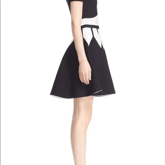 ALEXANDER MACQUEEN ntarsia Knit Fit & Flare Dress - Picture 8 of 11